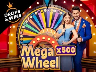 Mega wheel drops and wins. 